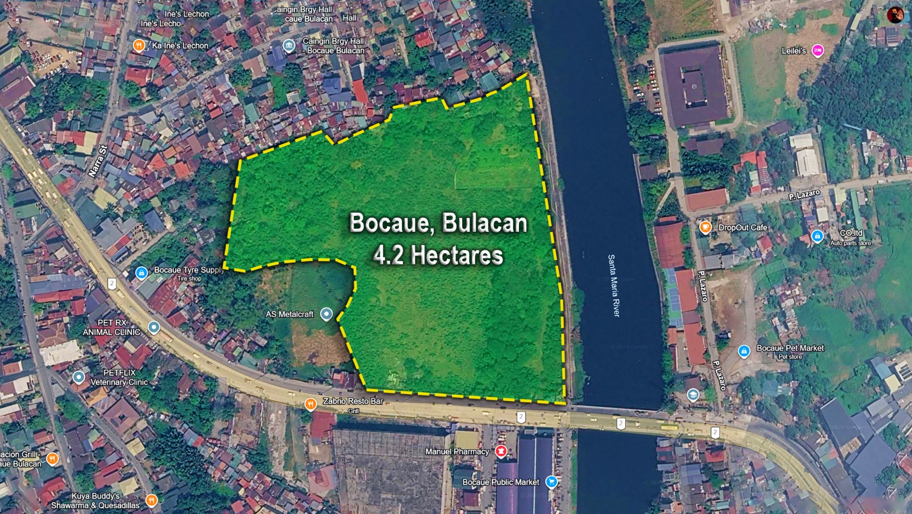 Property location and indicative boundary map