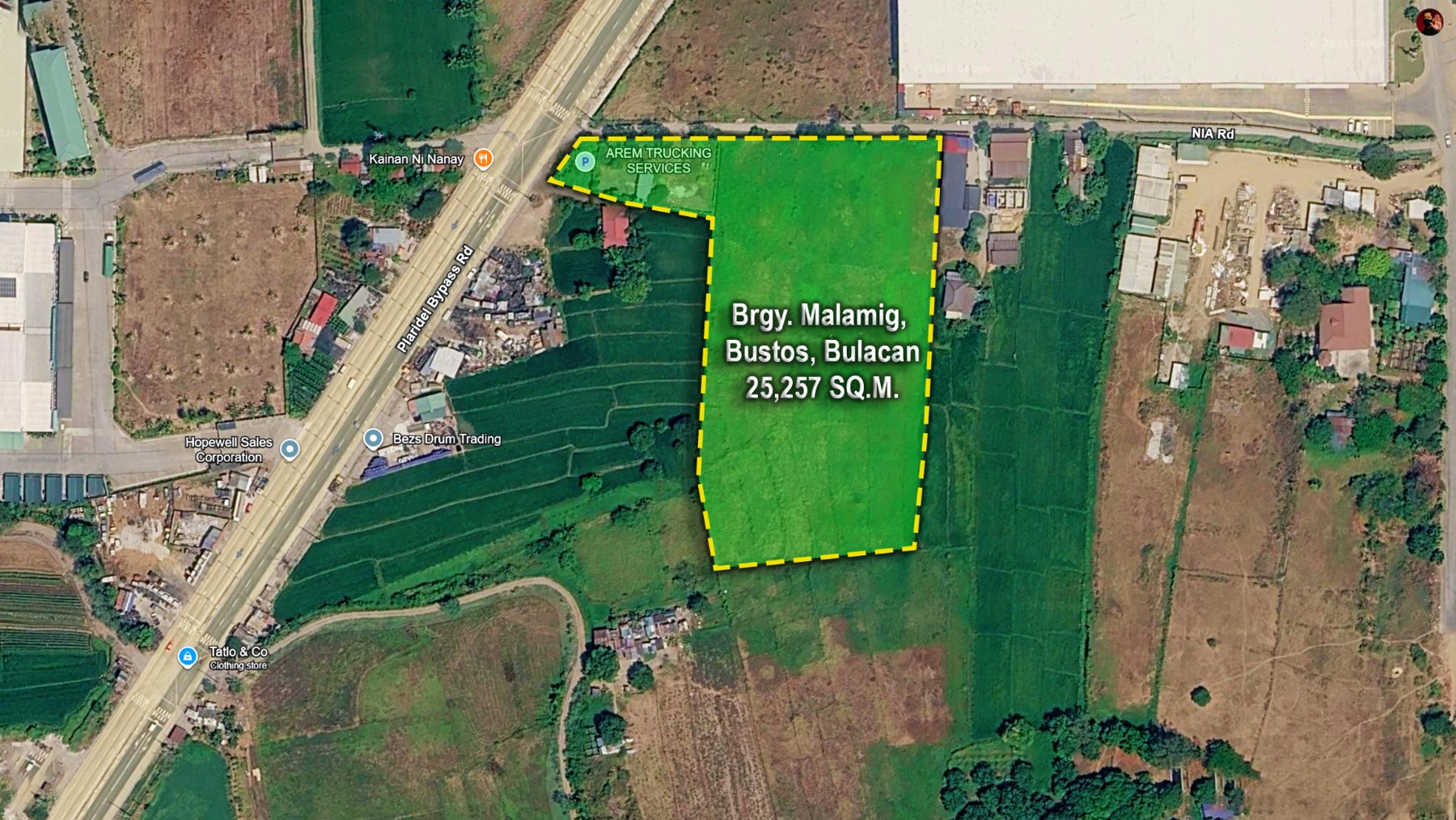 Property location and indicative boundary map