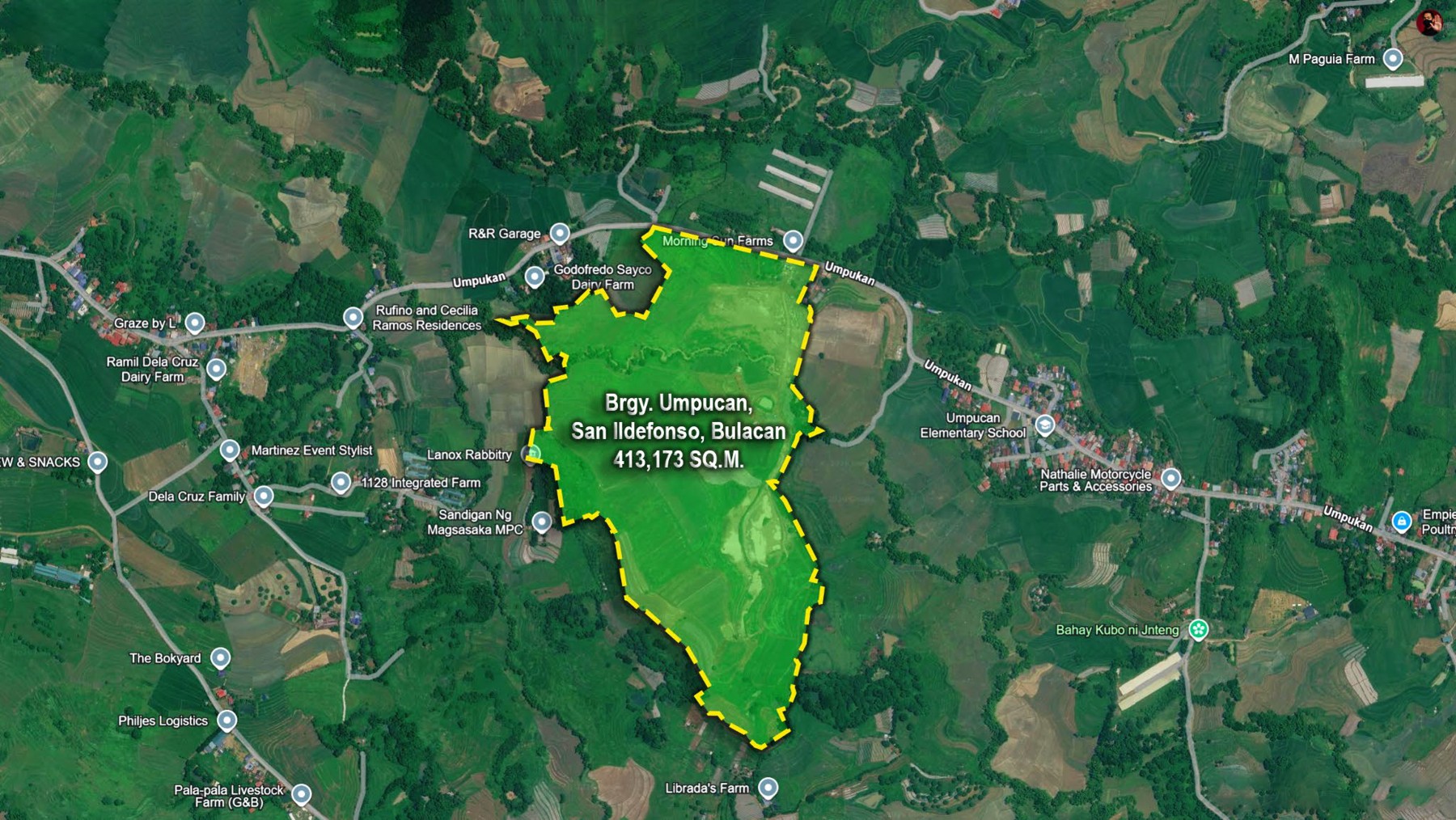 Property location and indicative boundary map